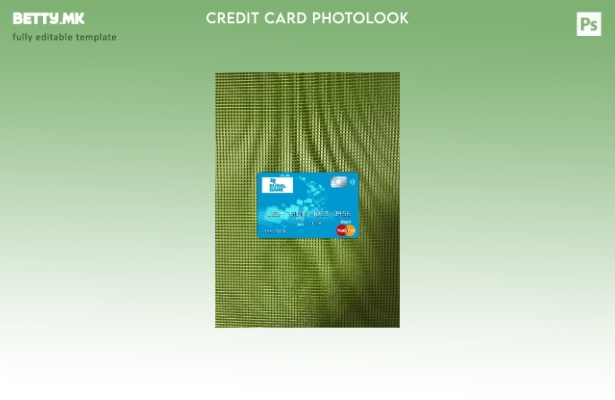 модерен стил Австралија Рурална банка Mastercard photolook пред шаблон